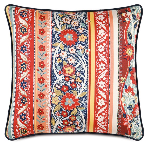 Folkloric Zara Decorative Pillow Cover 18 X 18 Etsy Denmark
