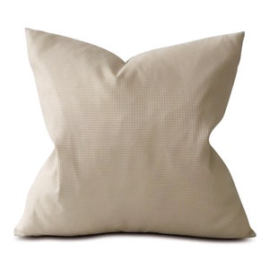 Blush Check Throw Pillow Cover 24&quot;x24&quot;