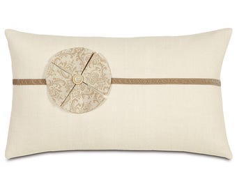 Garden Burlap Decorative Pillow Cover 13" x 22"