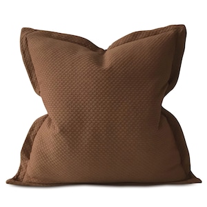Rustic Lodge orange Textured Euro Sham Cover 27&quot;x27&quot;