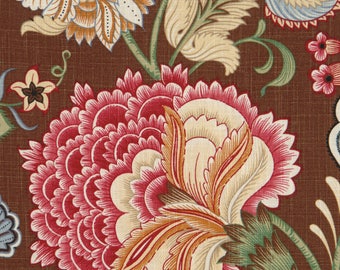 Floral Linen Print Fabric