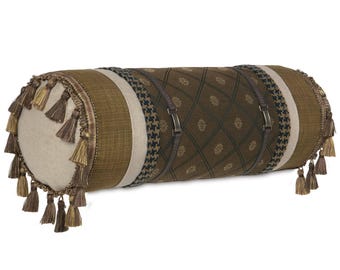 Astoria Tassel Trim Bolster Cover 9Dx24