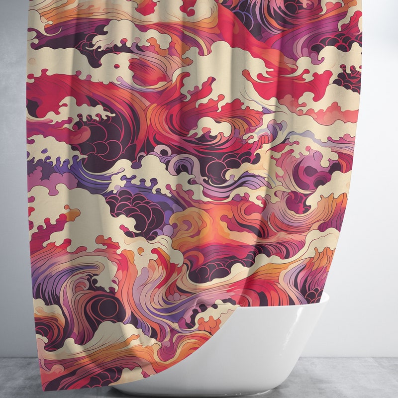 Japan Shower Curtain - Etsy