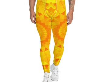 Men’s Leggings perfect for yoga, jogging, festival, rave outfit, workout, stroll. Meggings, leggings for men, Tribal yoga pants men