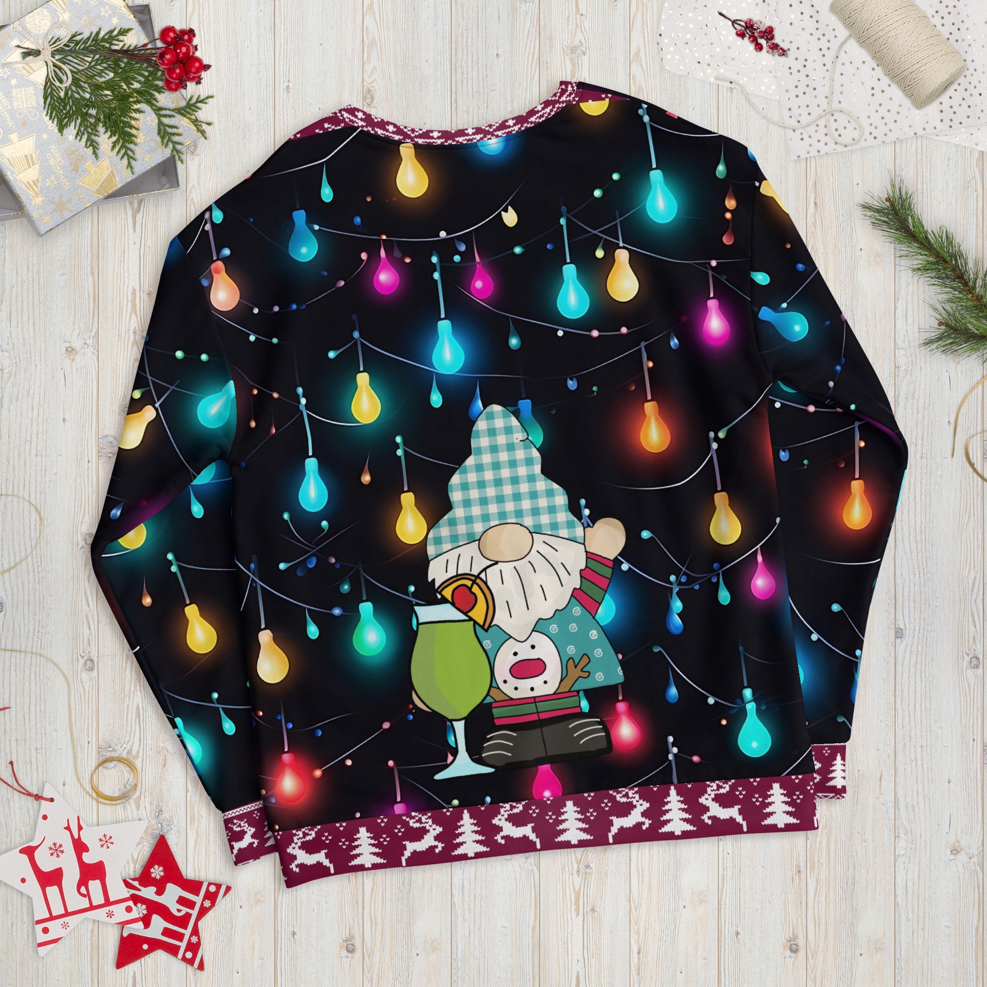 Discover Funny and Ugly Christmas Sweatshirt, Ugly Christmas Sweater, funny Christmas gift, psychedelic Christmas