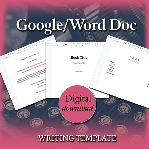 Google Word Doc Writing Template