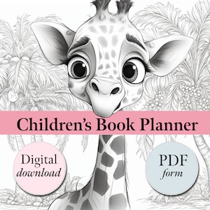 Formulario PDF del planificador de libros para niños