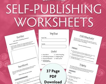 Self-Publishing Essential Worksheets PDF Printable