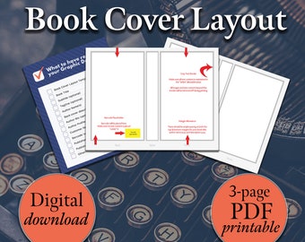 Book Cover Layout PDF Printable