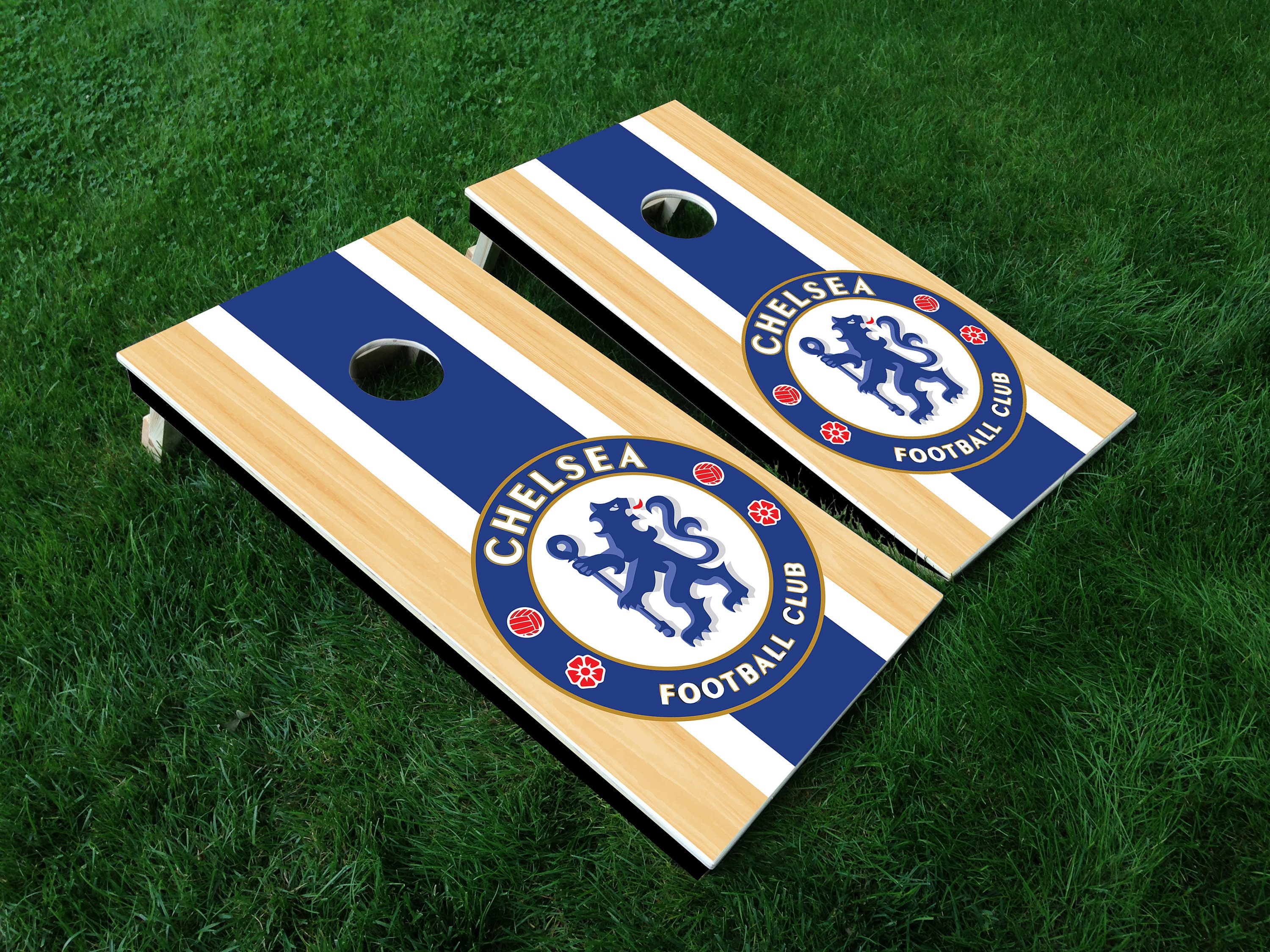 Chelsea FC Vinyl Decal Set of 2 Full Board Graphics for Etsy