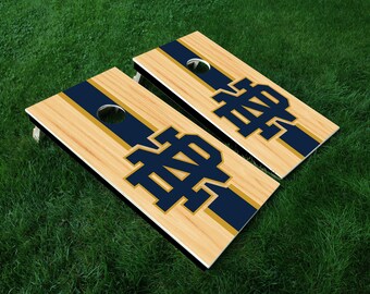 NCAA ND2 Notre Dame cornhole board or vehicle decal s NCAA ND2 Notre Dame cornhole board or vehicle decal s