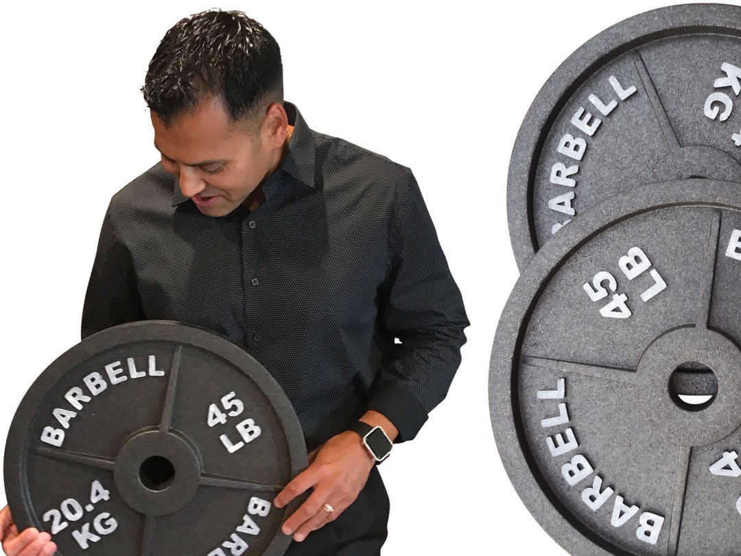 Gym Trade Show Booth Display Props – Fake Weights for Exhibit Setup ...