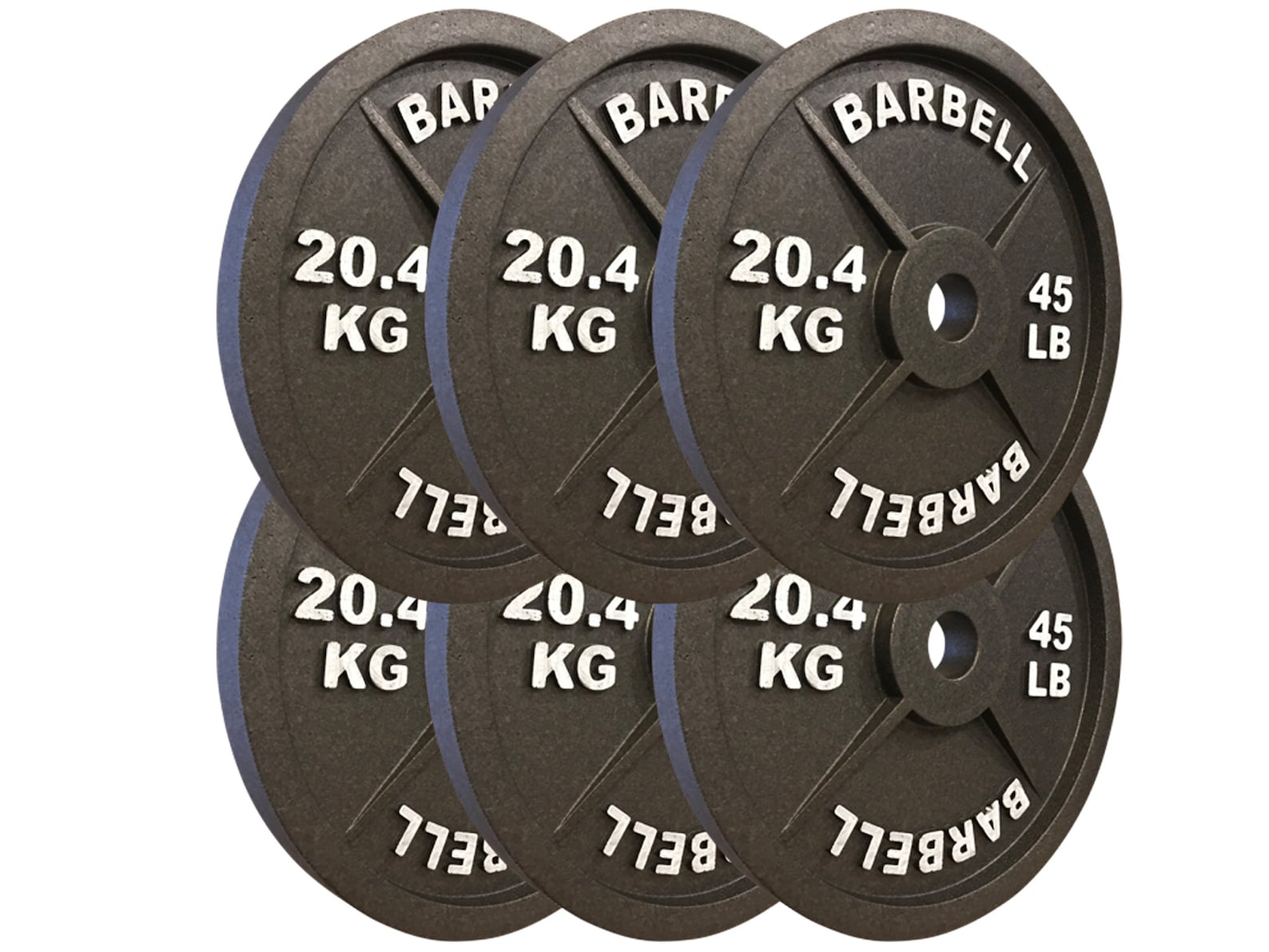 Fake Weights Styrofoam 45 Lb Three 3 Pairs Barbell Plates No Returns