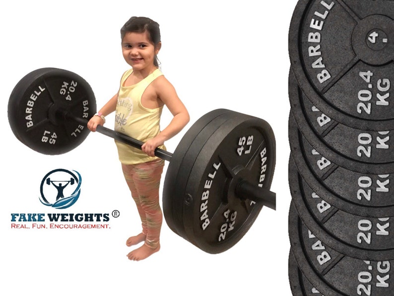 Fake Weights Styrofoam 45 Lb Three 3 Pairs Barbell Plates No Returns Etsy