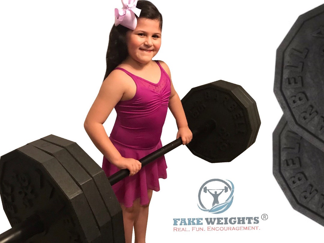 FAKE WEIGHTS Hex 12sided 45 Lb Replica Styrofoam Weights No Returns