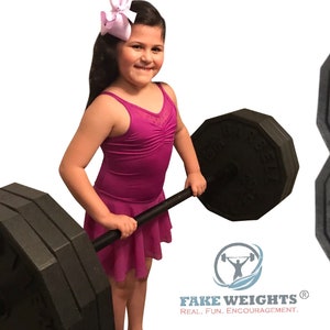 FAKE WEIGHTS - Hex 12-sided 45 lb Replica Styrofoam Weights - No Returns Read Description