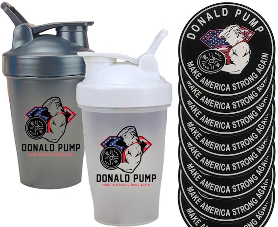 トランプ2025 プロテインシェイカーボトルセット「ドナルドポンプ