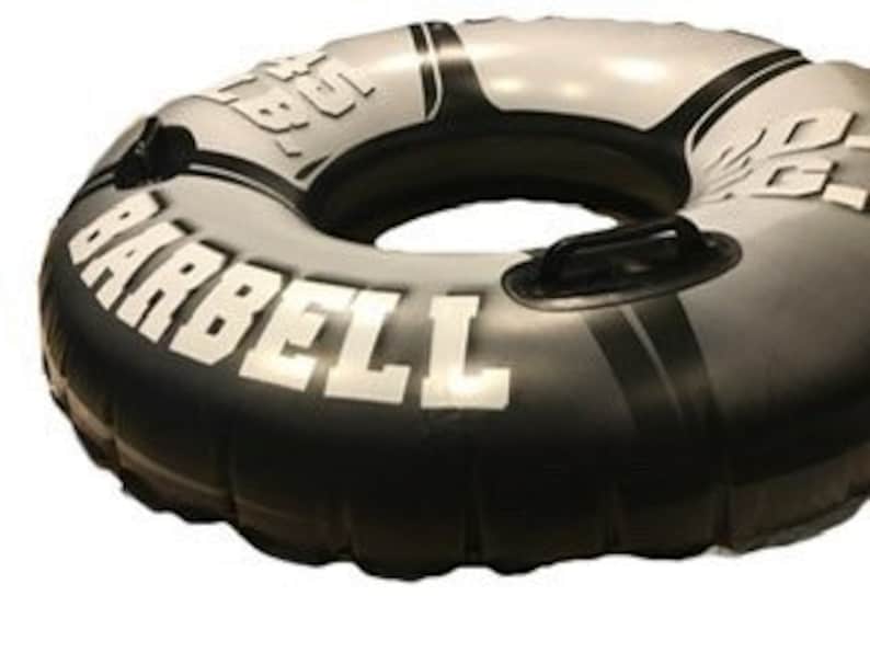 Two 2 Barbell Fitness Swim Pool Float Floatie Etsy