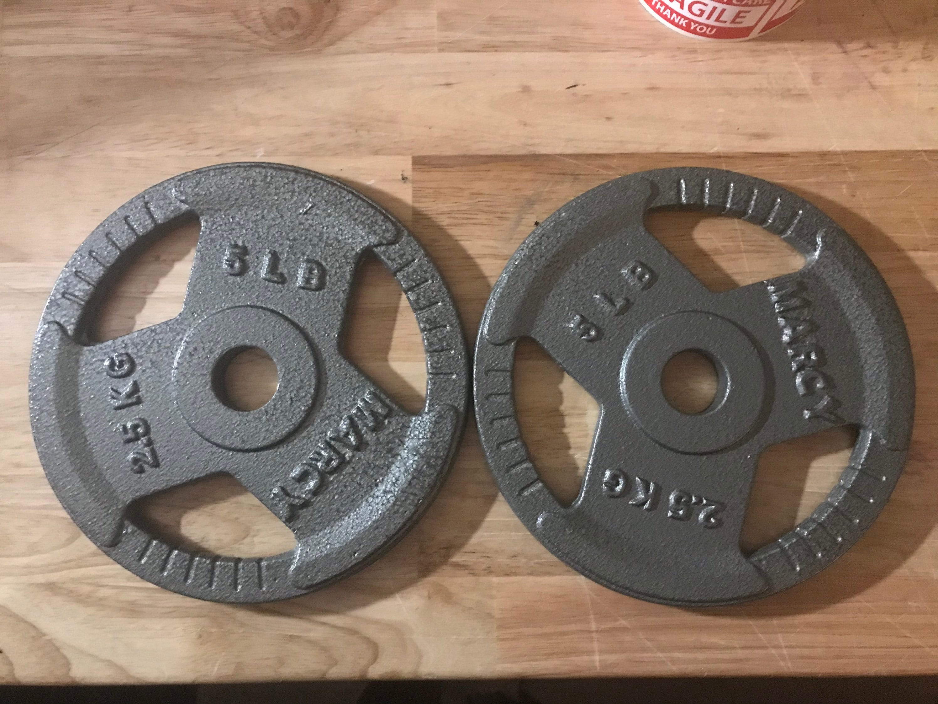 5 lb Standard Weights Set Pair Etsy