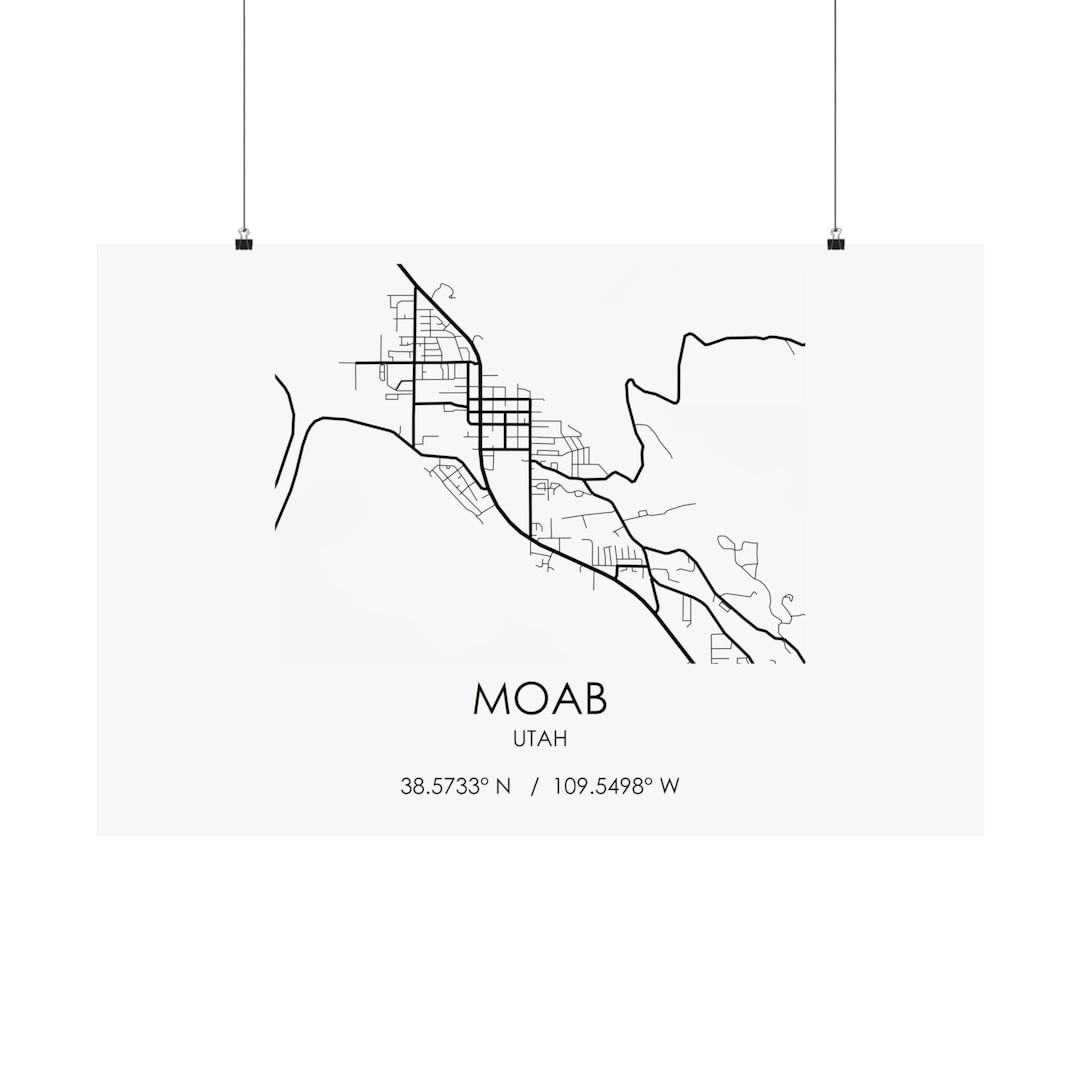 Moab | Moab Street Map | Utah Map