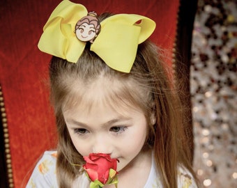 Accessori per il parco a tema Princess Bow. Vesti la bambina. Abito da principessa Beauty Bow, costume da bambino fatto a mano con fiocco per festa di compleanno a tema