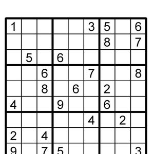 sudoku puzzle sudoku instant download printable puzzle etsy uk