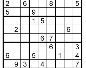 printable sudoku etsy