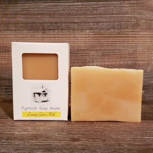 Lemony Goat Milk Bar Soap