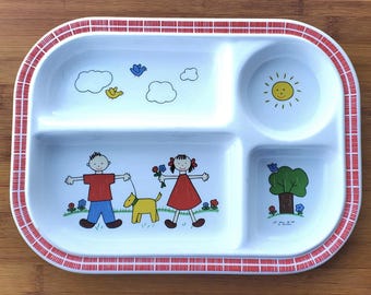 ビアトリクス・ポター『ピーターラビット』、分割皿 - Etsy 日本