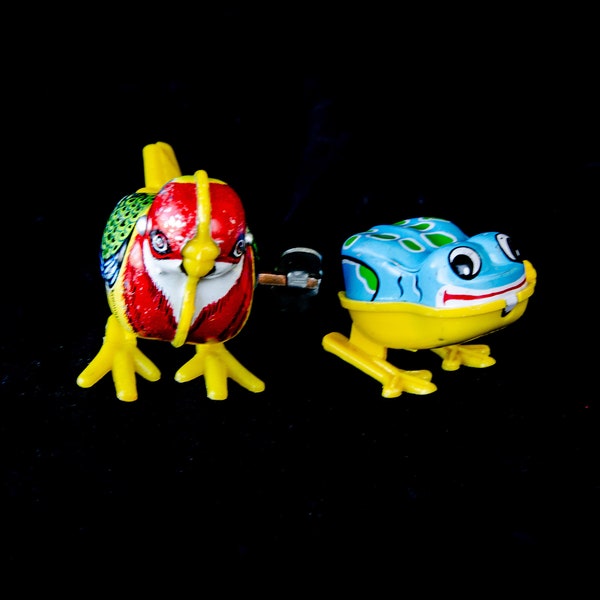 Set of Two 1970's Japan Wind-Up Toys