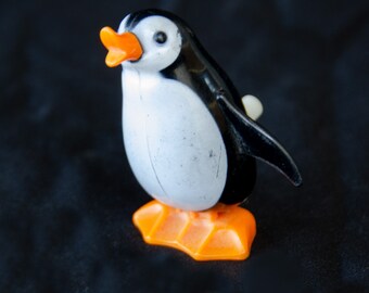 1980's Tomy Toy, Wind-up Walking Penguin