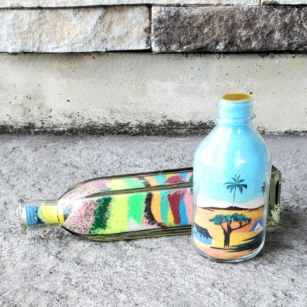 Sand Bottle Etsy