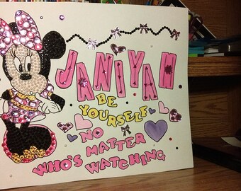 Customized Minnie Mouse Painting