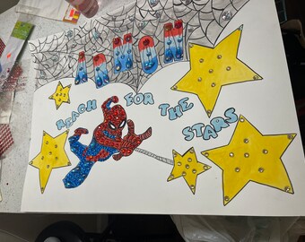 Customized Spider-man Painting