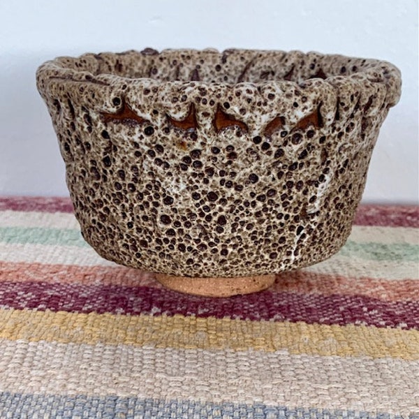 Edna Arnow Lava Glazed Bowl