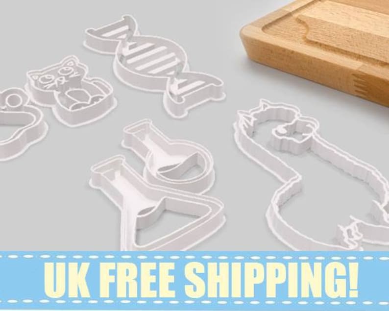 Fondant Cookie Cutter Baking Gift Birthday Baby Shower Party Favor School Pencil