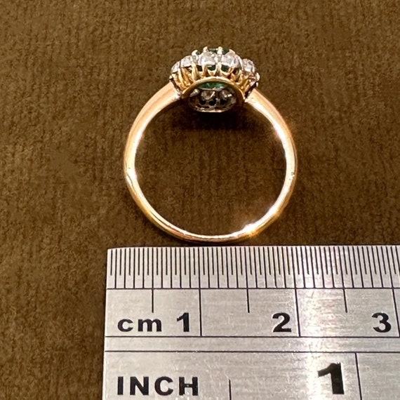 Edwardian emerald and diamond ring, circa 1910 - image 7
