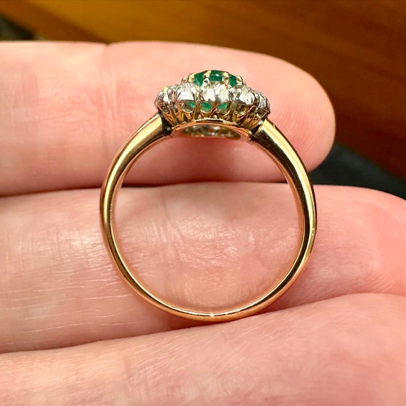 Edwardian emerald and diamond ring, circa 1910 - image 5