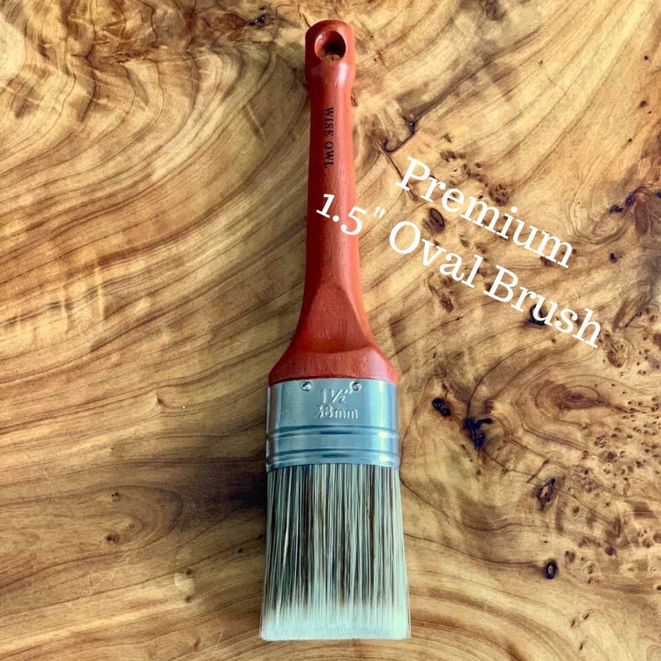 Dixie Belle Oval Synthetic Paint Brushes Same Day Shipping Brushes for  Chalk Paint Small Oval Medium Oval Best Synthetic Brush 