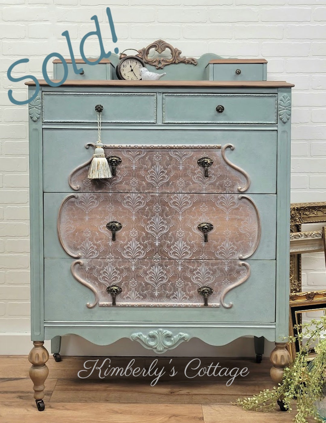 SOLD! | Victorian Dresser With Glove Boxes | French Country Chest With ...