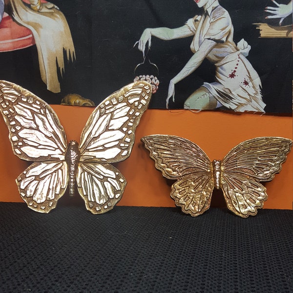 Pair of Syroco Butterflies