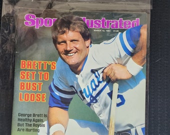 Vintage Sports Illustrated-tijdschriften uit de jaren 80.