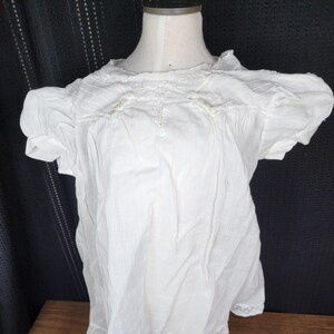 Vintage Lightweight White Girls Dress