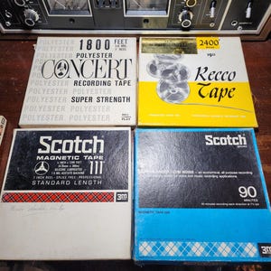 1/4in Reel to Reel Tape 1800 feet