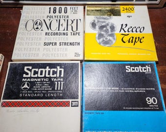1/4 in Reel-to-Reel Tape 1800 & 600 Fuß (Stand 12 / 2025)
