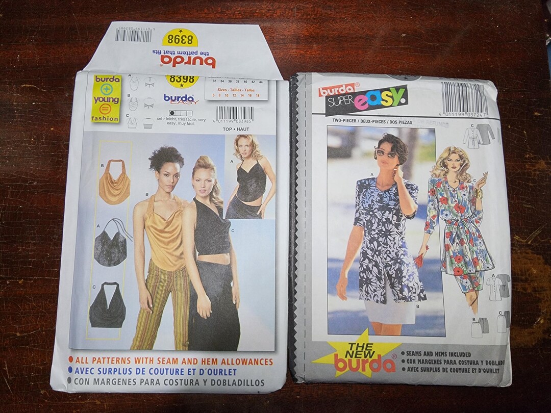 Unused Various Burda Sewing Patterns Unused You Pick Etsy