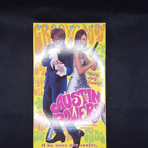 Austin Powers, International Man of Mystery on VHS.