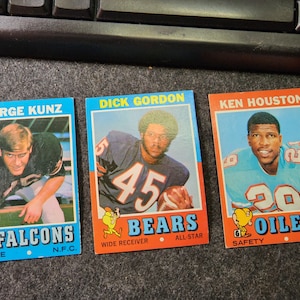 1971 Topps Football Commons You Pick Set Baumeister 101-300