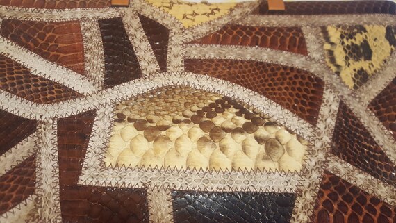Caprice snakeskin purse View 5