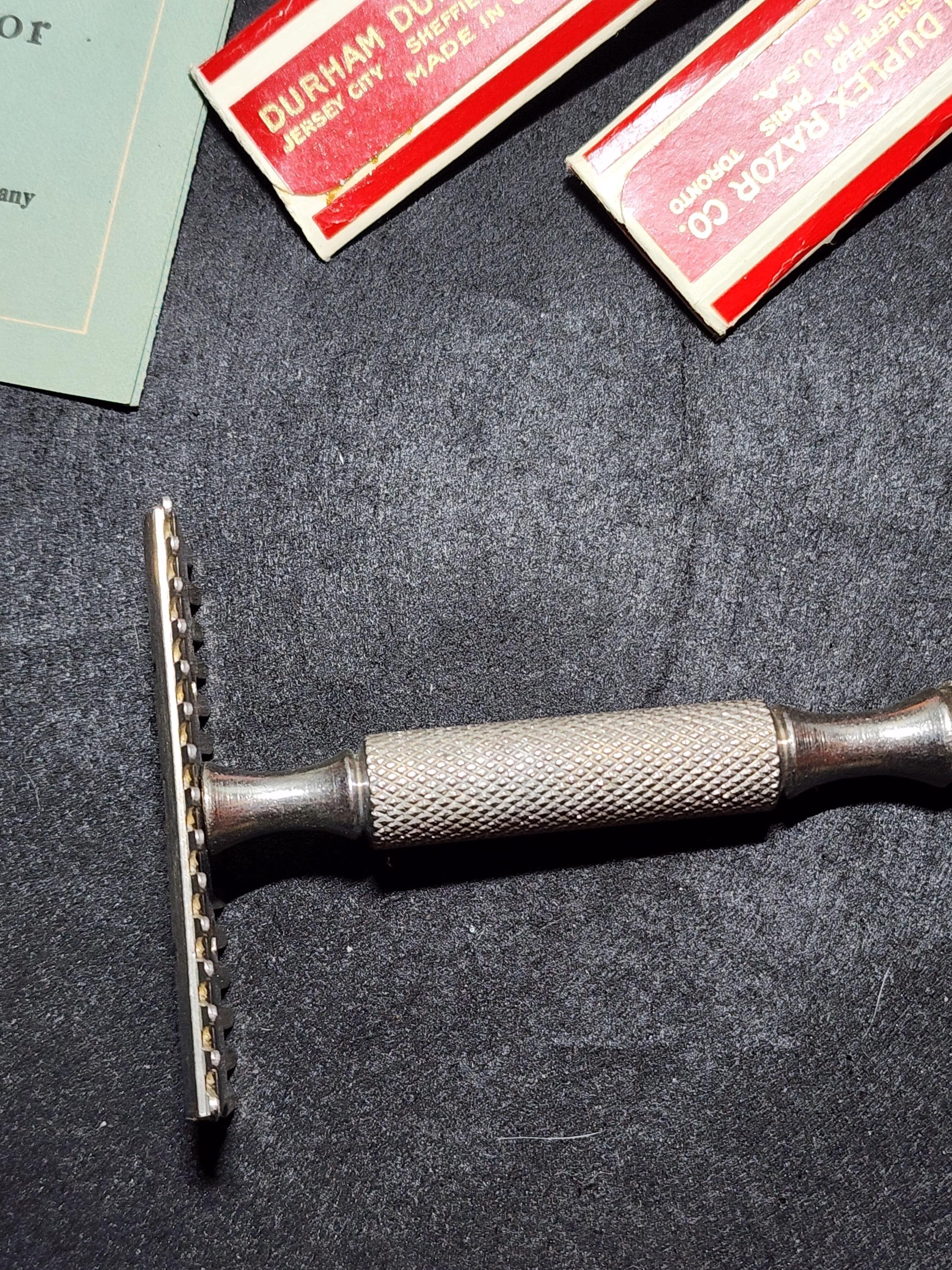 Vintage Durham Duplex Safety Razor Number 6 Complete With Blades - Etsy